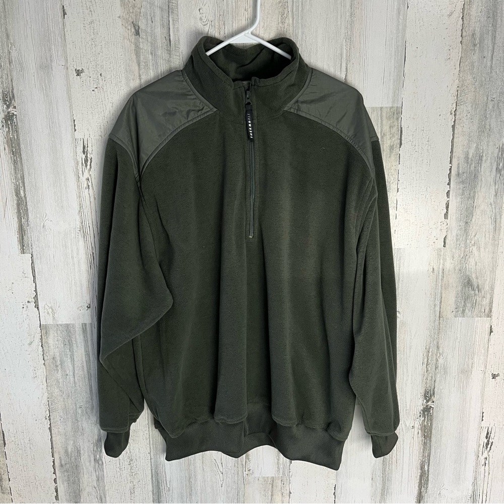 Nike Golf 1/4 Zip Pullover Men’s Size Large Dark Olive Green Therma-Fit